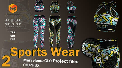 Sport  Wear   (ZPRJ + OBJ + FBX)