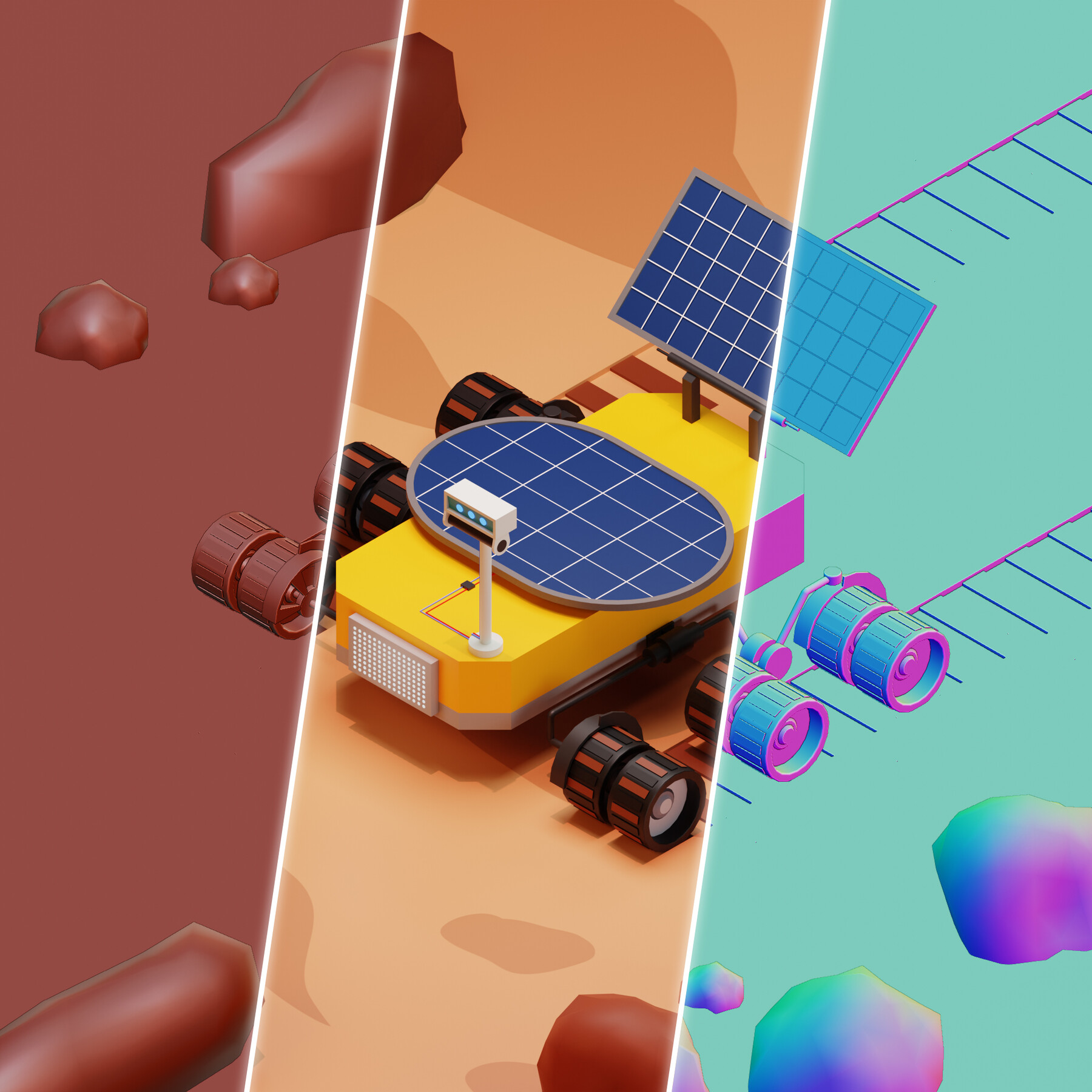 ArtStation Mars Exploration Rovers Resources