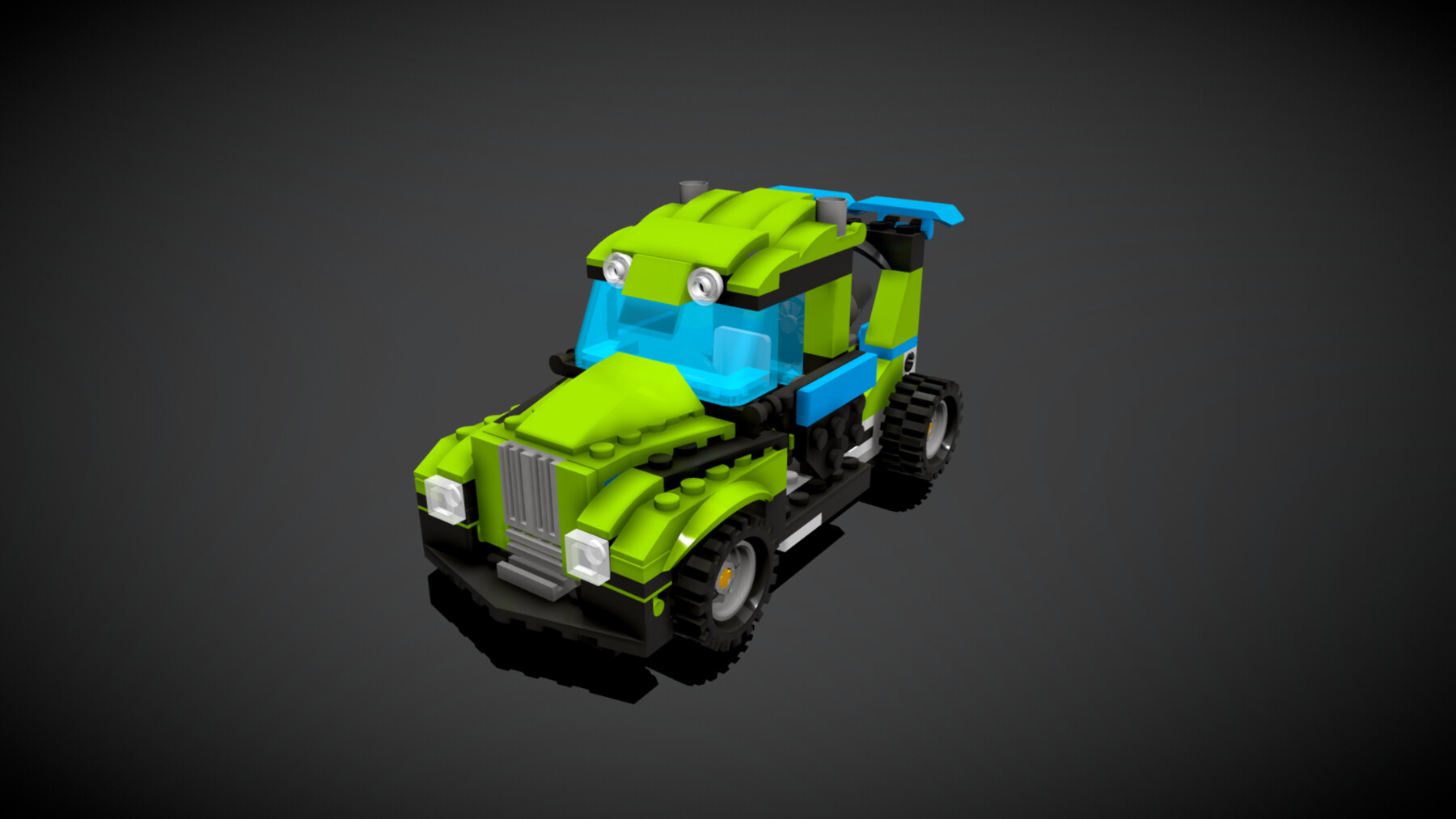 ArtStation Rocket Rally truck Lego Game Assets