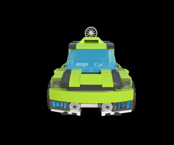 ArtStation - Rocket Rally Car Lego | Game Assets