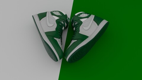 Nike Shoes AirJordan 1 Retro HighOG Green Girl