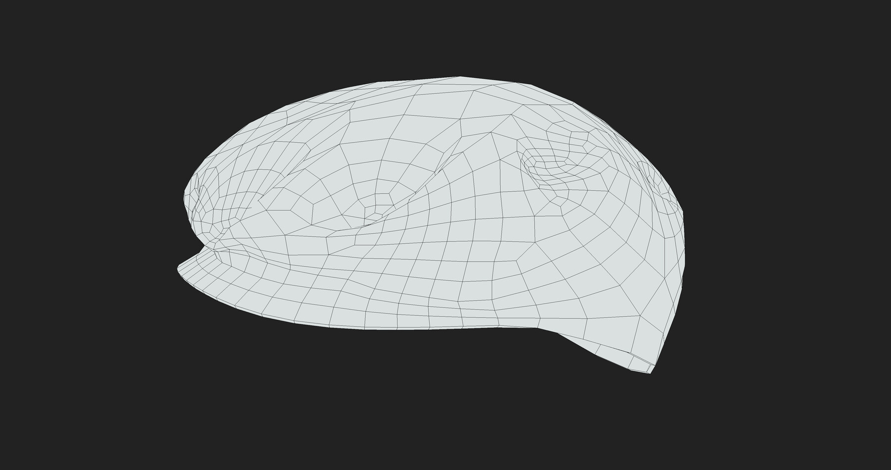 ArtStation - Flat Cap / Beret / Hat / Headwear - low poly 3D model ...