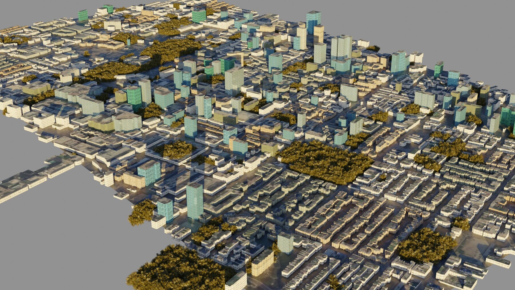 Artstation City Scape 3d Model Game Assets