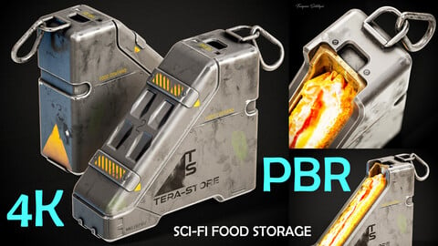 Sci-fi Food Container PBR