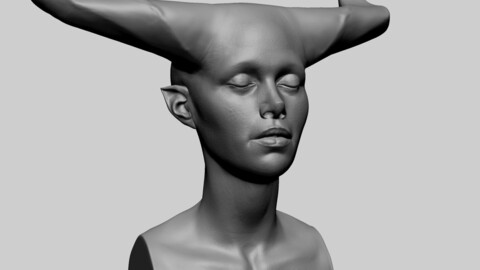 Fantasy Female Head M
