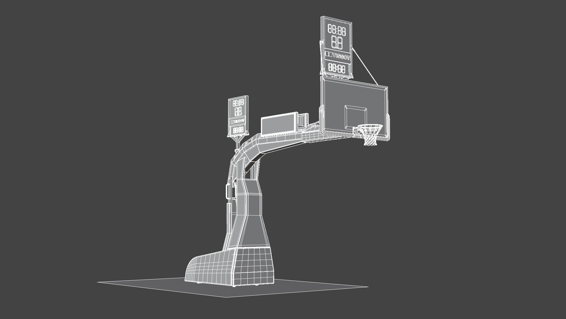 Artstation Basketball Hoop System 3d Model Game Assets