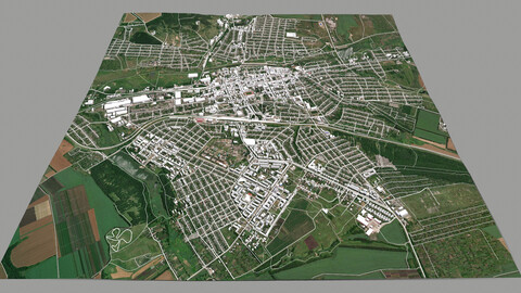 Cityscape Bakhmut Donetsk region of Ukraine