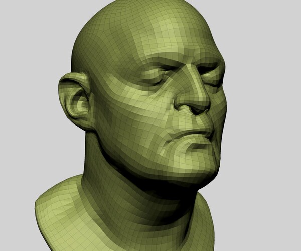 ArtStation - Base Male Head D | Resources