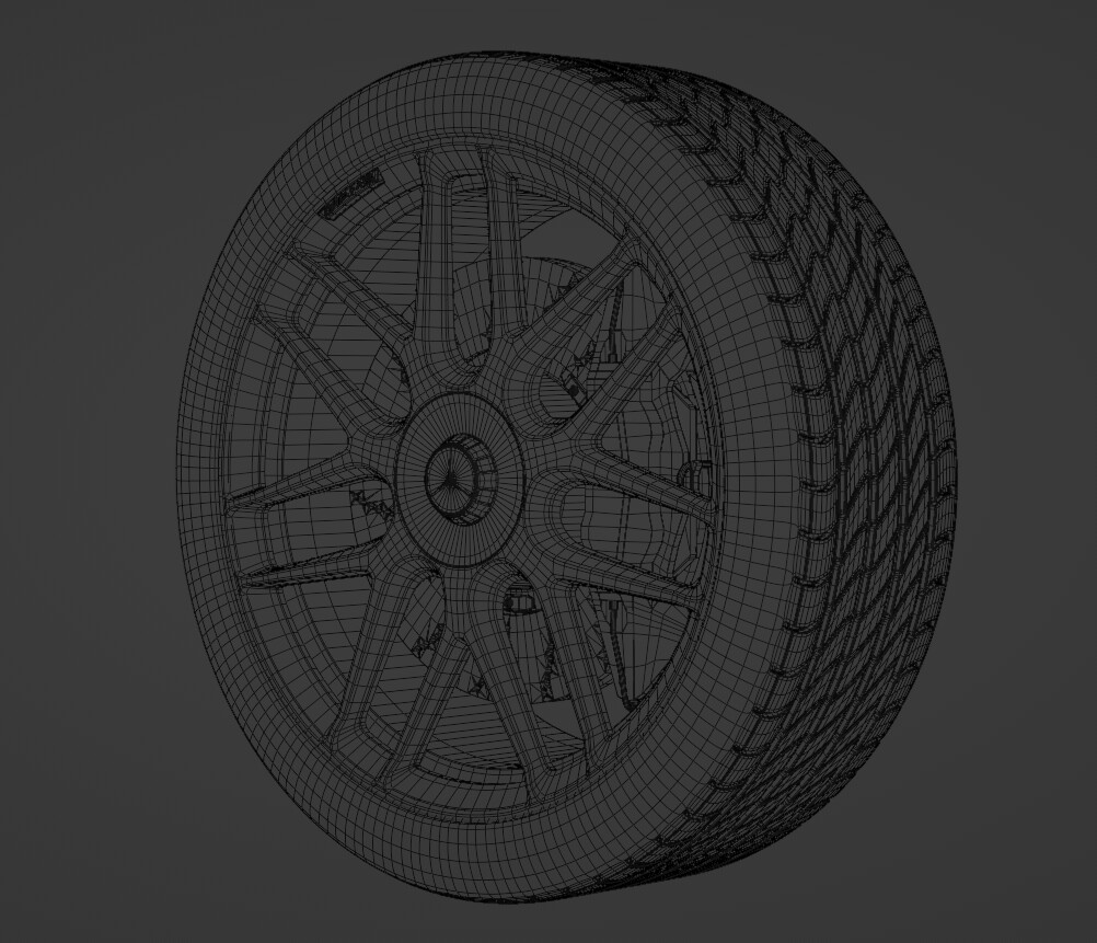 ArtStation - Mercedes wheel | Resources