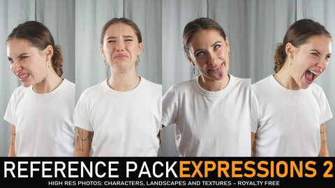 Expressions 100+ Reference pictures including lighting variations