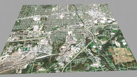 Cityscape Canton USA