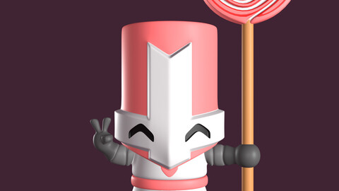 Pink Knight - Castle Crashers