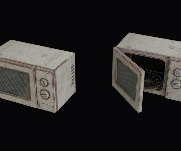 ArtStation Abandoned Kitchen Appliances Game Assets