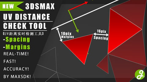 3DSMAX UV Distance Check Tool