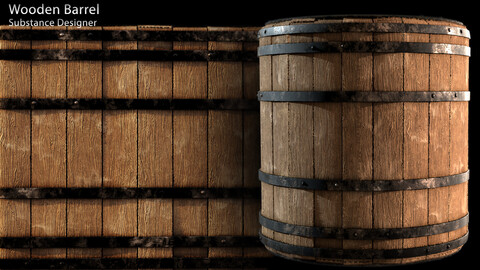 Wooden Barrel