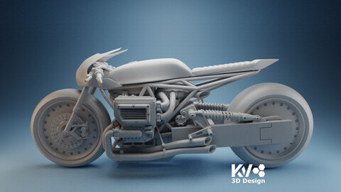 KV-The Batman Batcycle 2022 3D print model