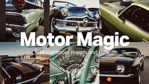 14 Motor Magic Lightroom Presets and LUTs
