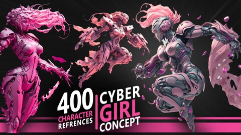 400 Cyber Girl Concept - Character References