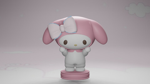 My Melody 3D printing