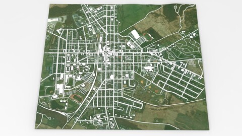 Cityscape Gettysburg Pennsylvania USA