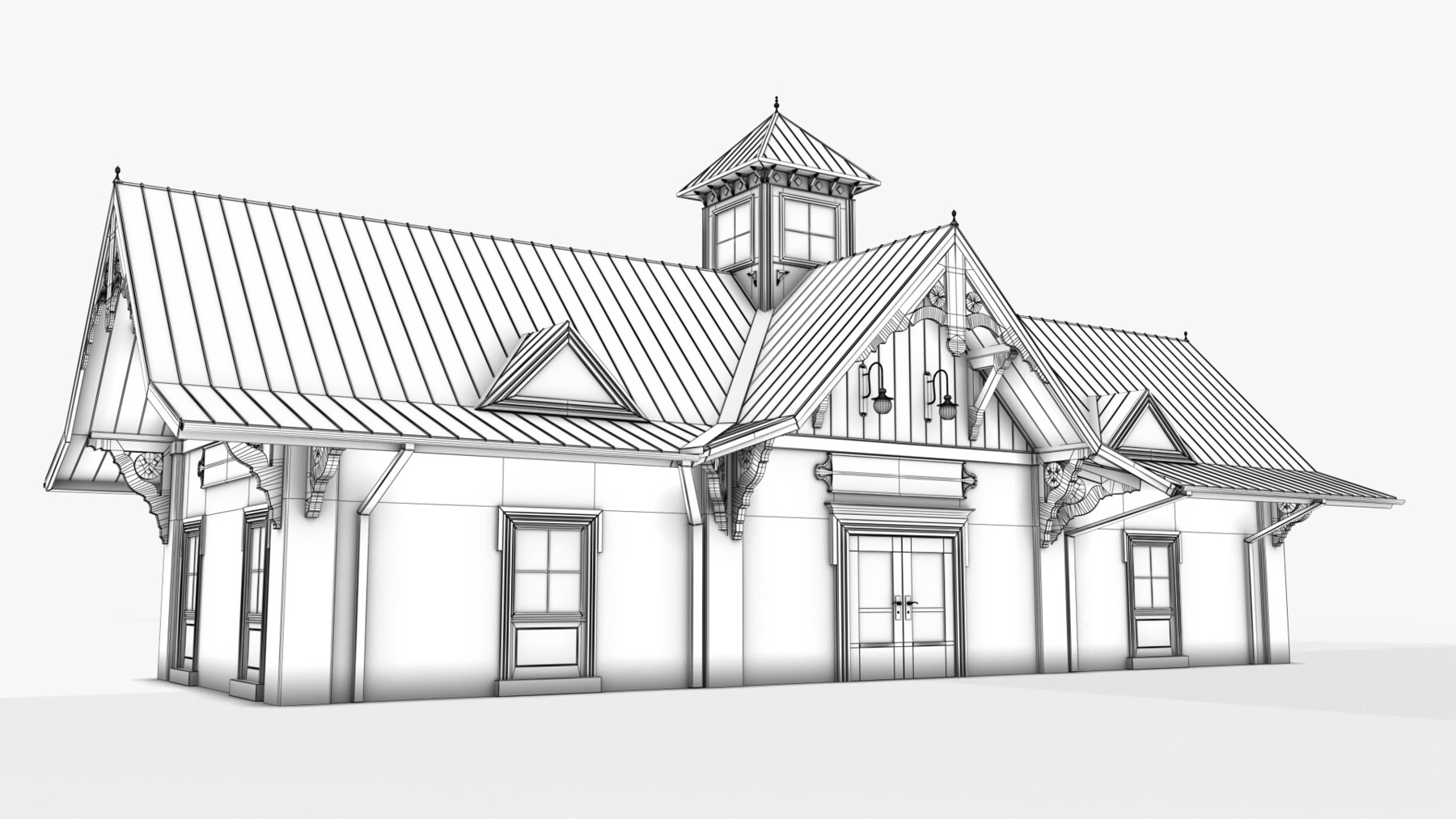 ArtStation - West Chicago Train Station | Game Assets