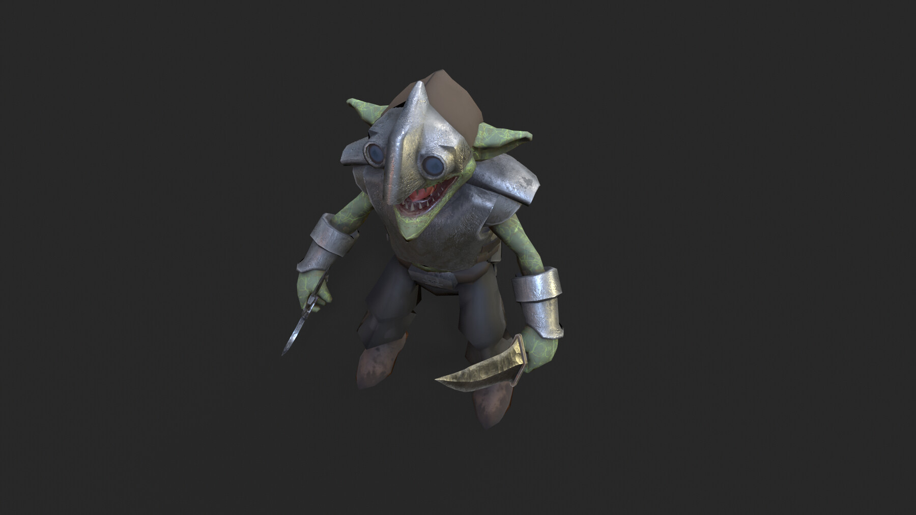 Artstation Stylized Low Poly Goblin Game Assets