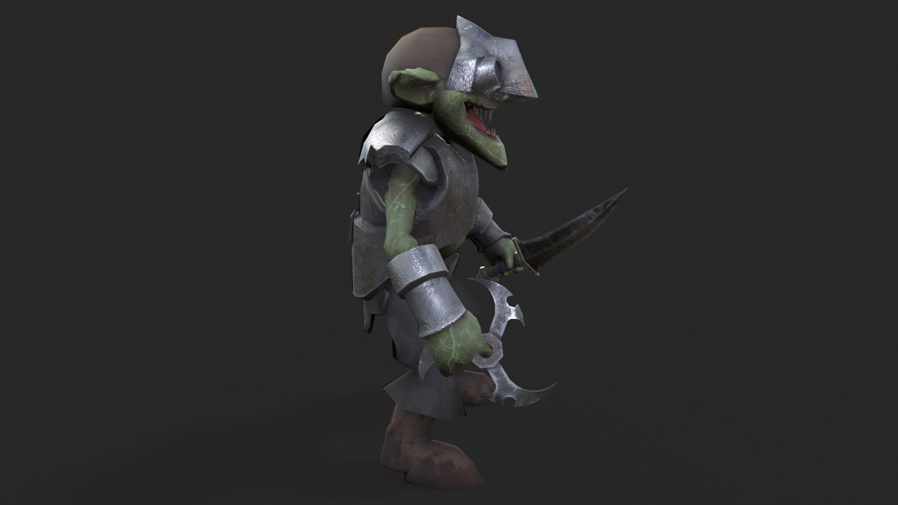 Artstation Stylized Low Poly Goblin Game Assets