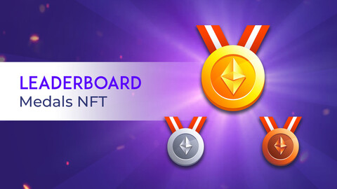 Leaderboard Medals NFT (Gold, Silver & Bronze)