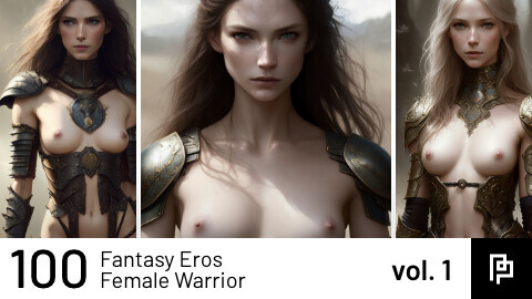 Fantasy Eros Female Warrior - Character reference artworks