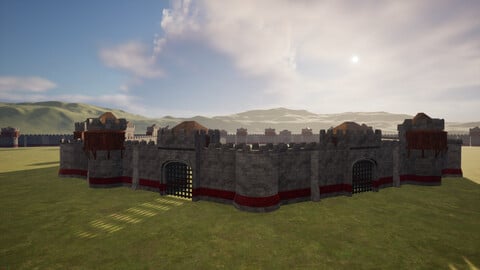 Procedural Wall Generator (Inspired by Age of Empires IV)