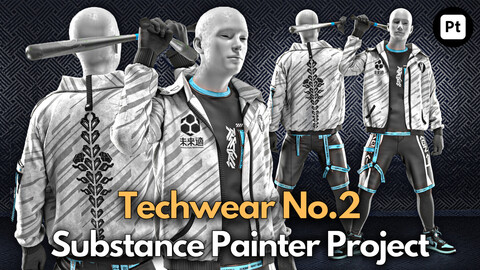 Techwear No.2 : Substance Painter Project