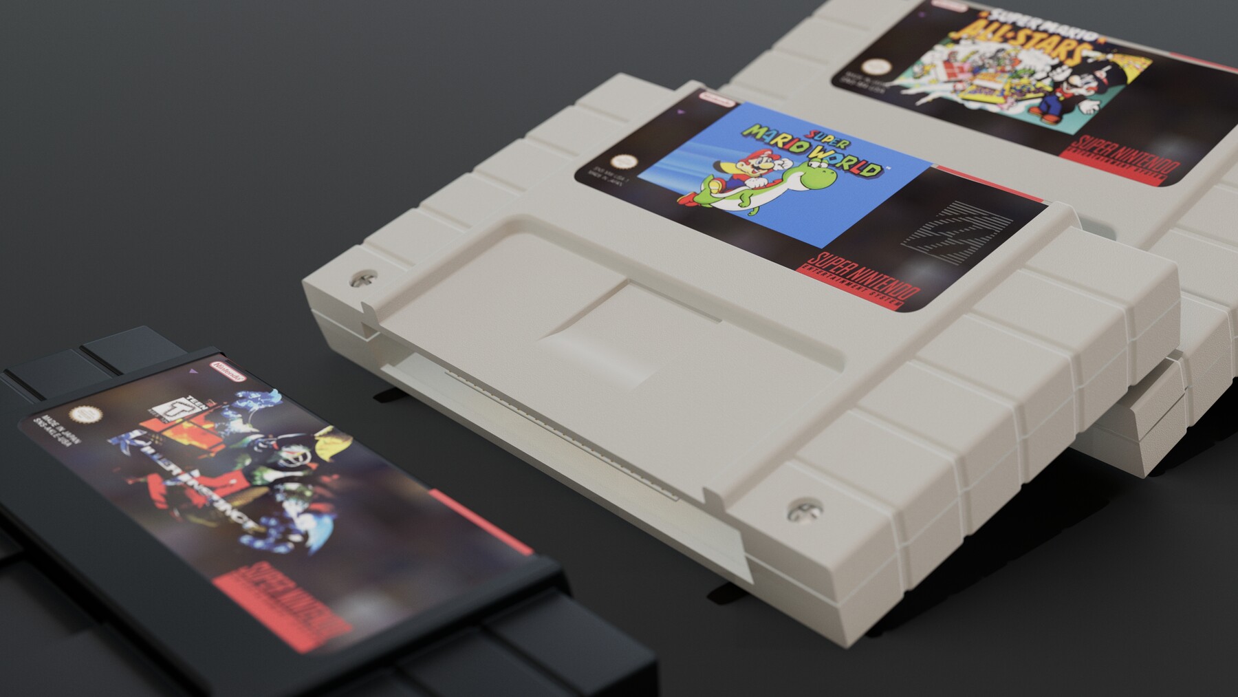 ArtStation - Snes Cartridges | Game Assets