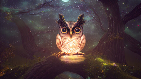 Owlette by moonlight