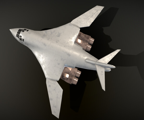 ArtStation - Cartoon Tupolev Tu-160 | Game Assets