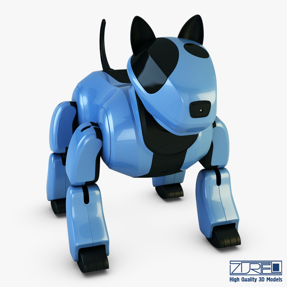 ring afregning Sandsynligvis ArtStation - Genibo Robot Dog Blue | Resources