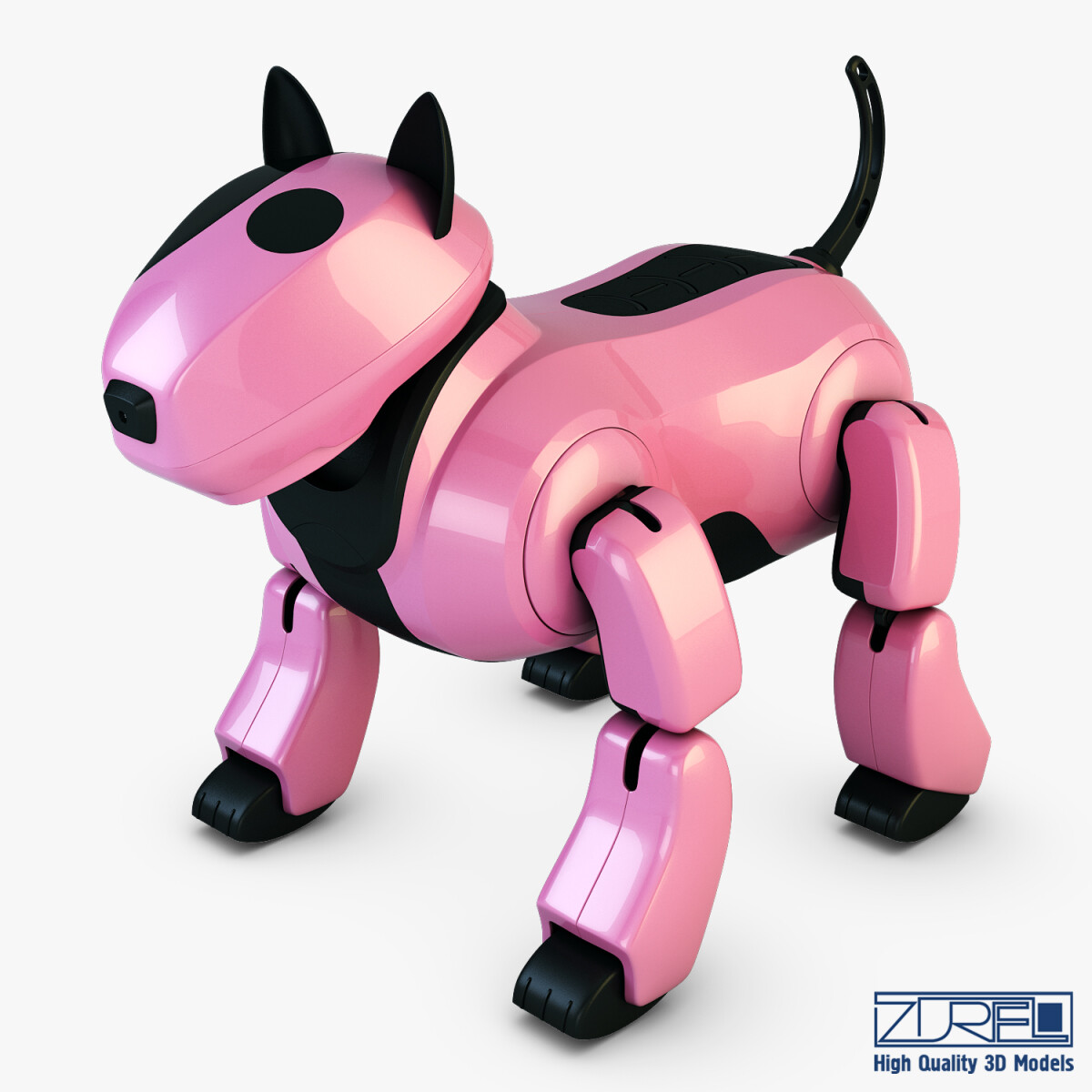 ArtStation - Genibo Robot Dog Pink | Resources