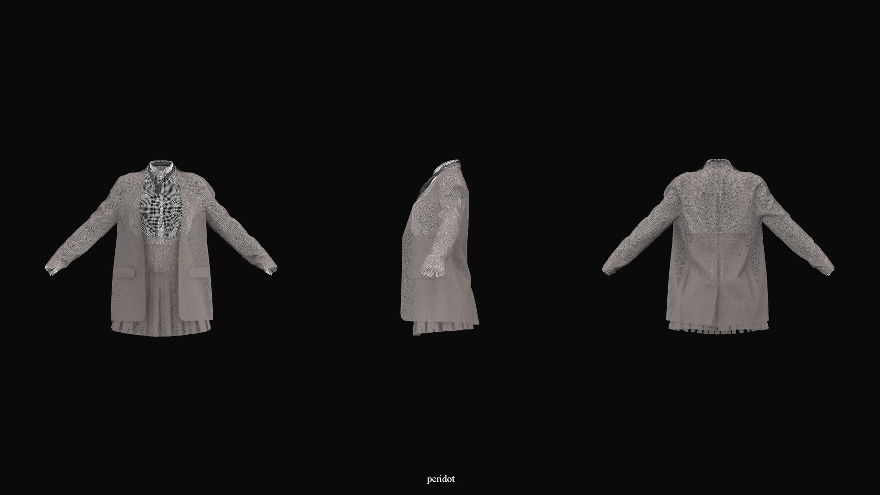 ArtStation - SCHOOL LOOK / UNIFORM / MD / CLO3D / FBX / OBJ | Game Assets