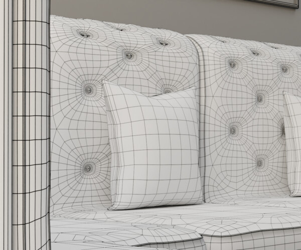 ArtStation - Sofa Set 06 | Game Assets