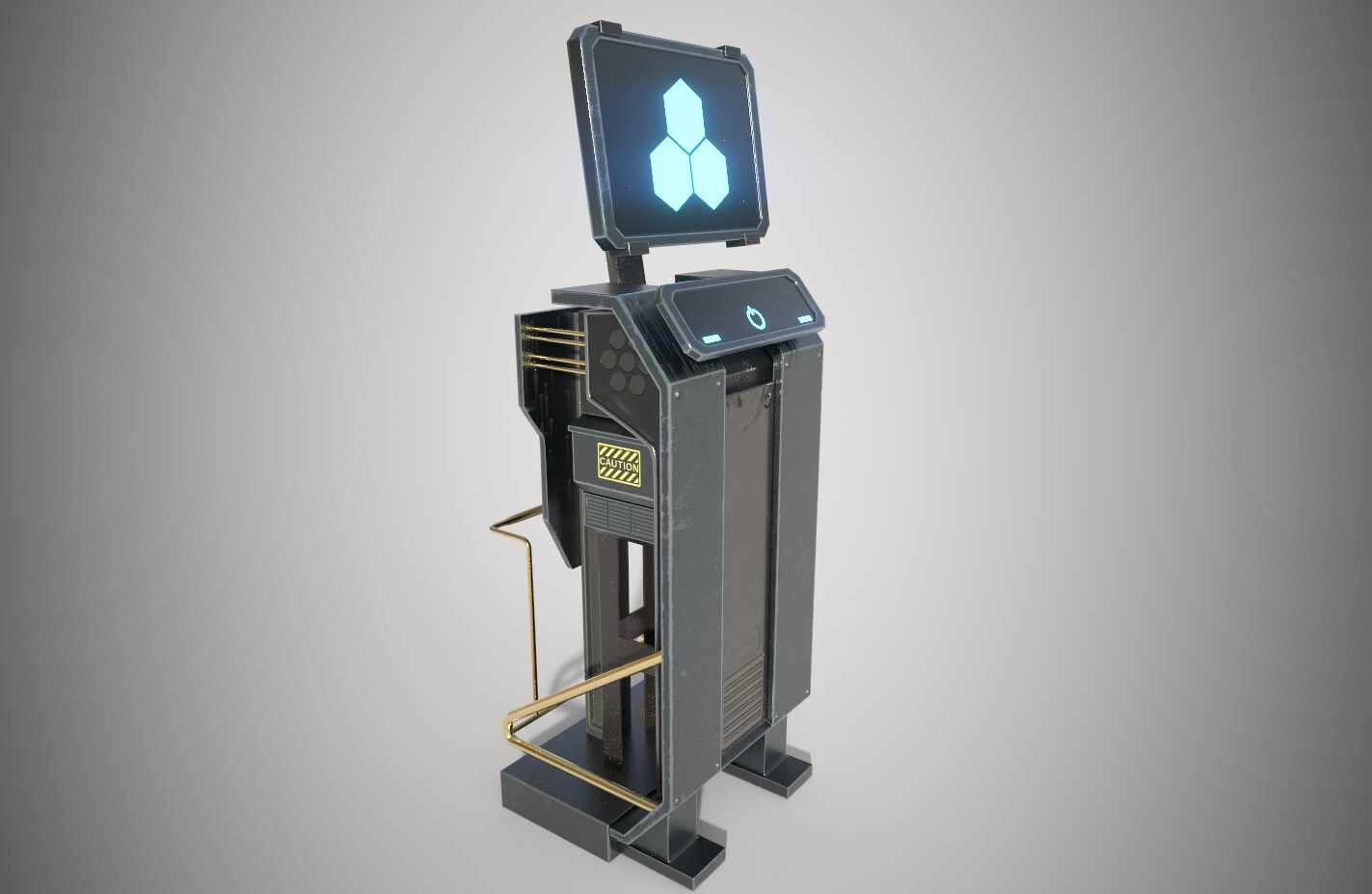 ArtStation - Sci Fi Terminal | Game Assets