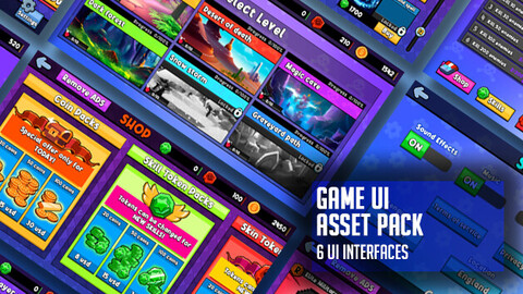 Game ui asset pack