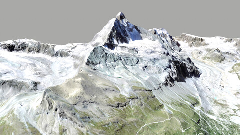 Mountain landscape The Matterhorn Alps
