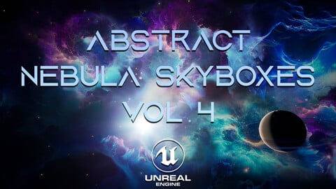 Abstract Nebula Skyboxes Volume 4 || Unreal Engine Project Included + Blackhole