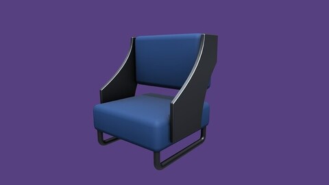 Futuristic Workspace: Armchair