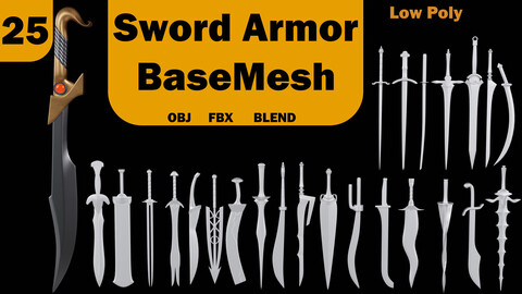 25 SWORD ARMOR BASEMESH_vol1