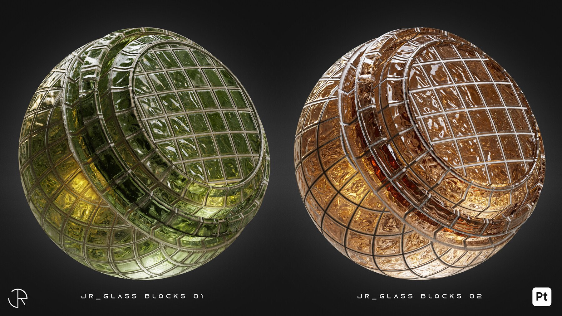 Basic glass, FREE 3D glass materials