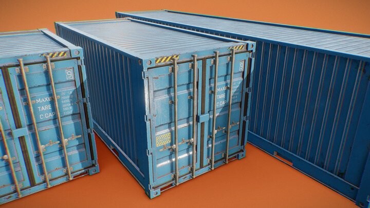 ArtStation - Shipping Containers | Game Assets