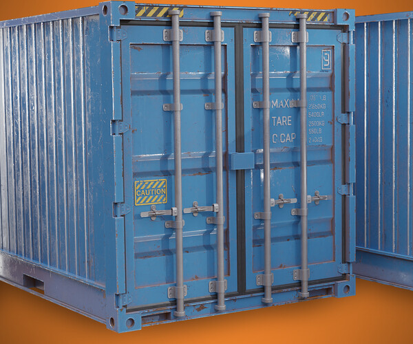 ArtStation - Shipping Containers | Game Assets