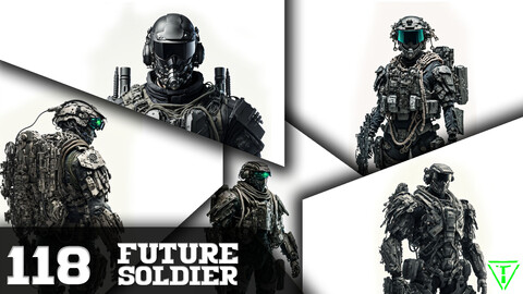 118 Future Soldier (More Than 8K Resolution)