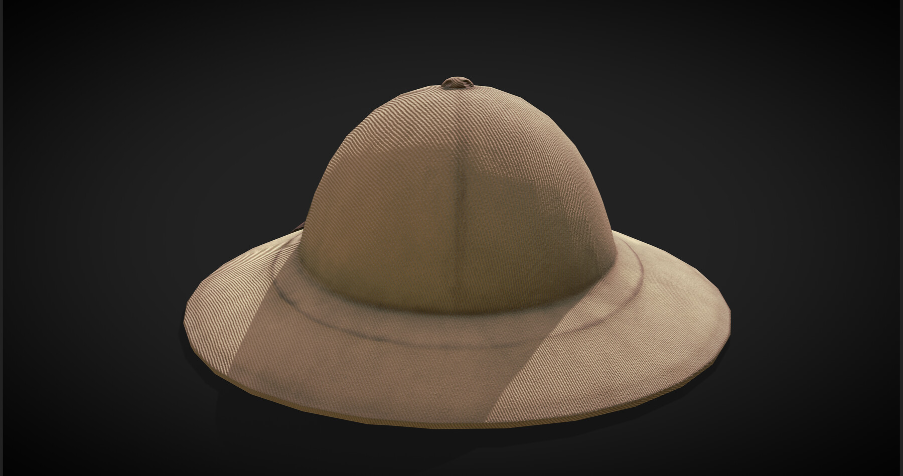 ArtStation - Safari Hat / Pith Helmet - low poly 3D model | Resources