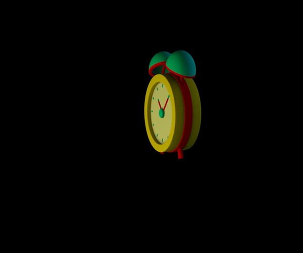 ArtStation Alarm Clock Animated 3D Resources
